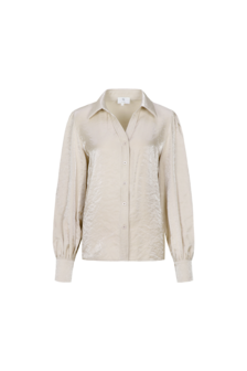 CS The Label blouse Liva sand