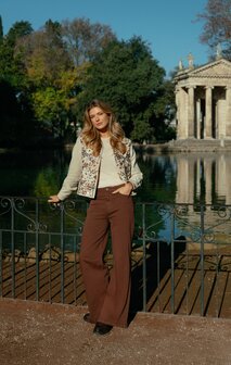 CS The Label pants Nico mocha brown