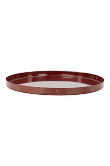 Zusss stylingbord metaal dark red
