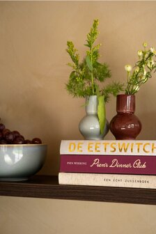 Zusss set van 3 keramiek vaasjes hartje