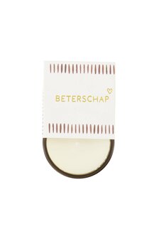Zusss geurkaarsje  in wikkel beterschap