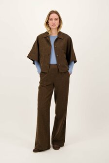Zusss streep blouse met wijde mouwen