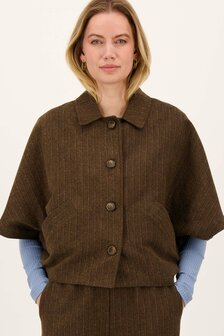 Zusss streep blouse met wijde mouwen