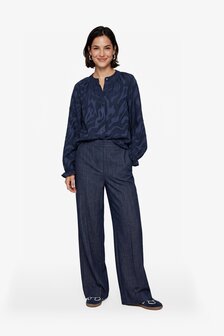 CS The Label Linora blouse midnight blue
