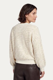 CS The Label trui Karmen woolwhite/sand