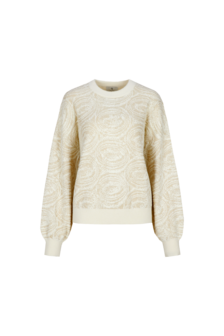 CS The Label trui Karmen woolwhite/sand