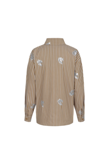 CS The Label Lot blouse camel/offwhite