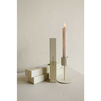 Led set/2 dinerkaars oplaadbaar dusty rose