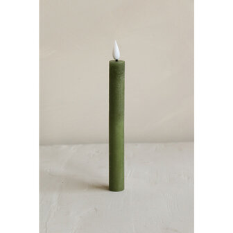 Led set/2 dinerkaars oplaadbaar groen
