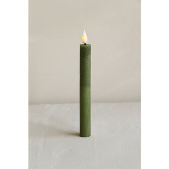 Led set/2 dinerkaars oplaadbaar groen