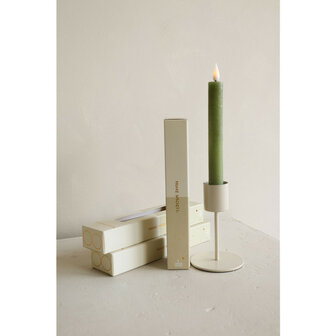 Led set/2 dinerkaars oplaadbaar groen