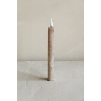 Led set/2 dinerkaars oplaadbaar beige