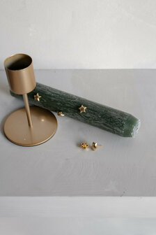 Deco pin star set/4 voor kaars