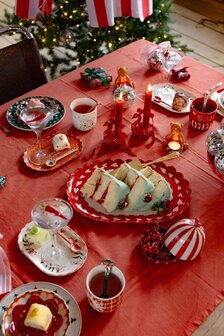 Grote ovale schaal gingerbread man
