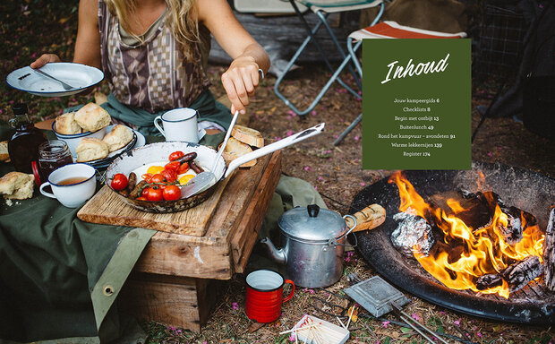 Kookboek voor op de camping