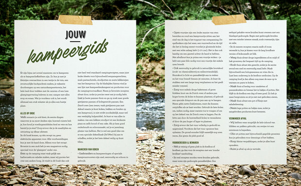 Kookboek voor op de camping