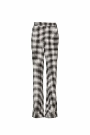  G-Maxx broek Anneke zwart/kiezel ruit