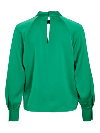 Vila top halterneck bright green