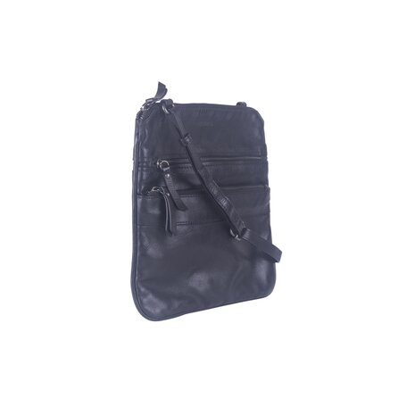 Bag2Bag leren tas Zarko black