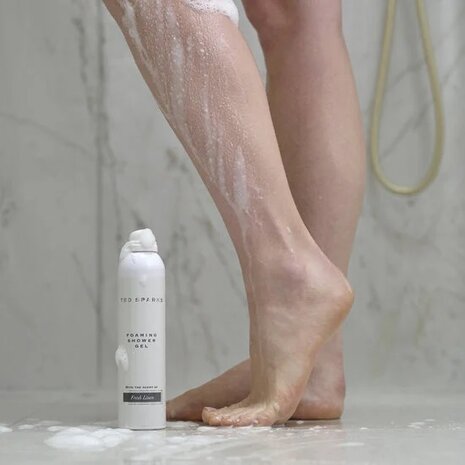 Ted Sparks foaming shower gel fresh linen