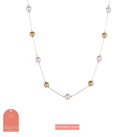 Day & Eve by Go Dutch Ketting stainless steel N4757-2