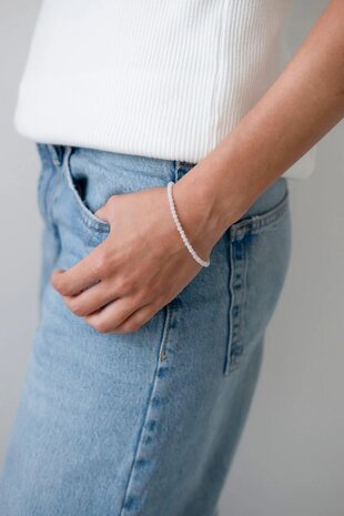 armband edelsteen Rozenkwarts