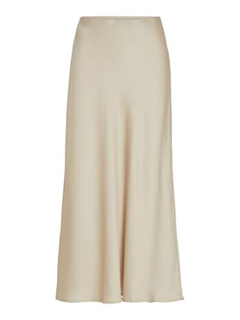 Vila Viellette high waist middellange rok 