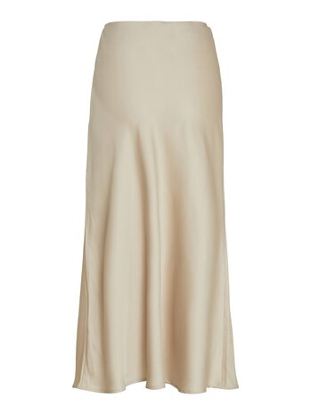 Vila Viellette high waist middellange rok 