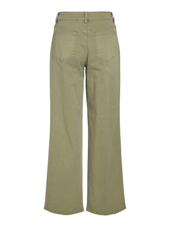 Vila wide leg colored jeans Vilorie sage