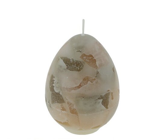 Kaars marble egg L