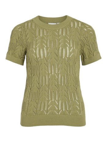 Vila top vicotti sage green