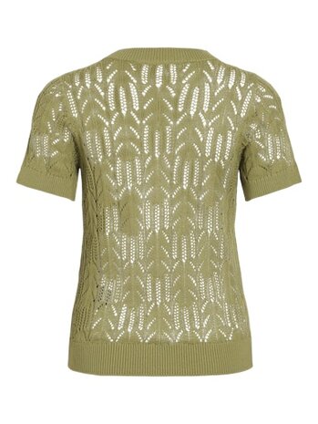 Vila top vicotti sage green