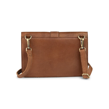 Bag2Bag Leren schoudertas Piro cognac