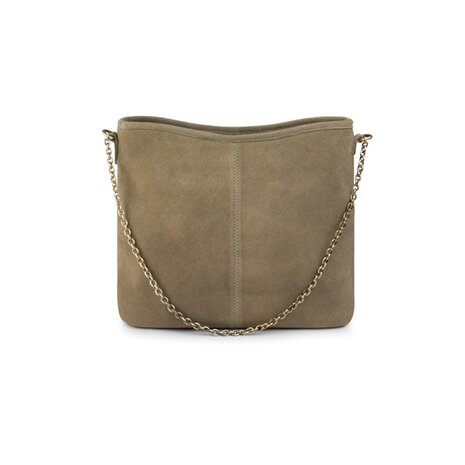 Bag2Bag suede leren tas Sala grey