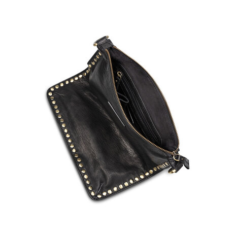 Bag2Bag leren tas Santiago black