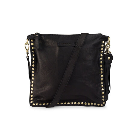 Bag2Bag leren tas Santiago black