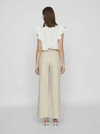 Vila broek vijolanda feathet grey