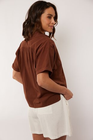 G-Maxx blouse Yasmin cappuccino