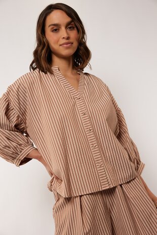 G-Maxx blouse Renata cappuccino/cameo rose