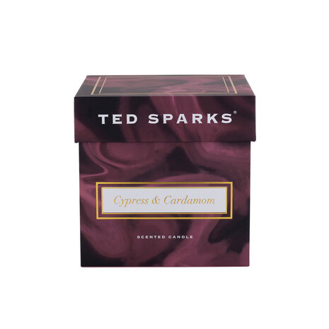 Ted Sparks geurkaars demi cypress & gardamom
