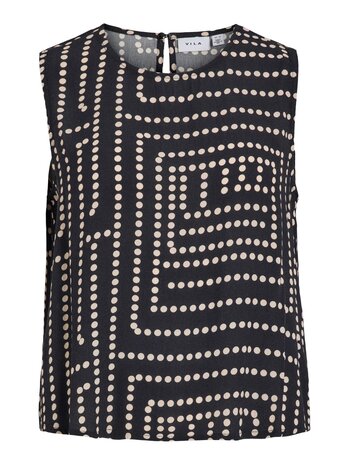 Vila top Vifrelli black- birch