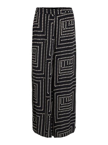 Vila broek vifrelli black - birch