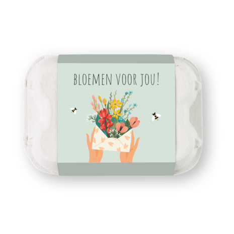 Blossombs bloem bommetjes - eierdoosje bloemen voor jou