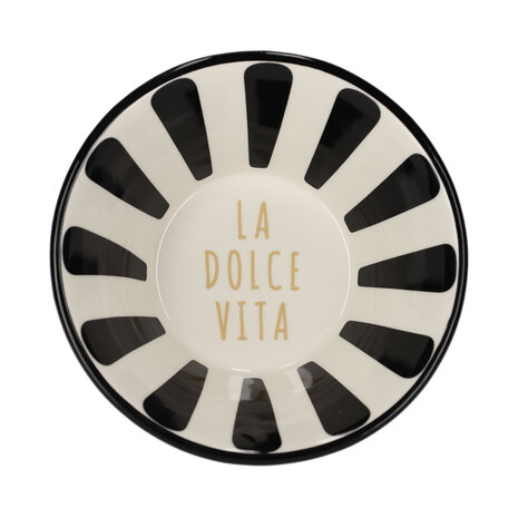 Kom zwart La Dolce Vita 