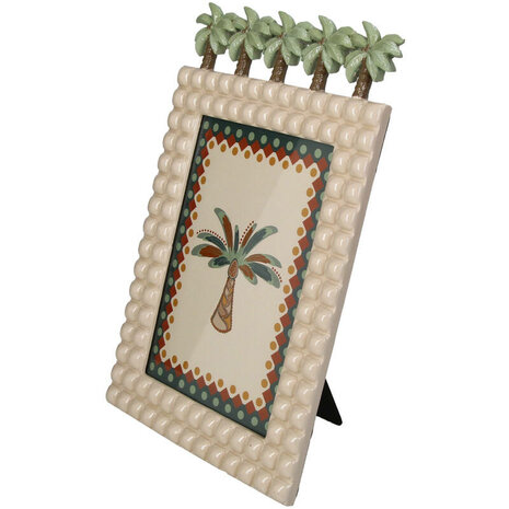 Fotolijst Palmboom Polyresin Beige 13x18cm