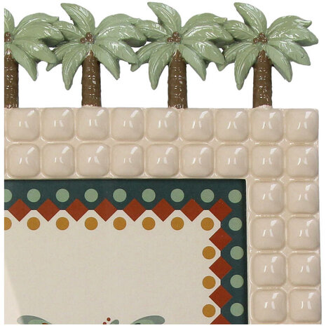 Fotolijst Palmboom Polyresin Beige 13x18cm