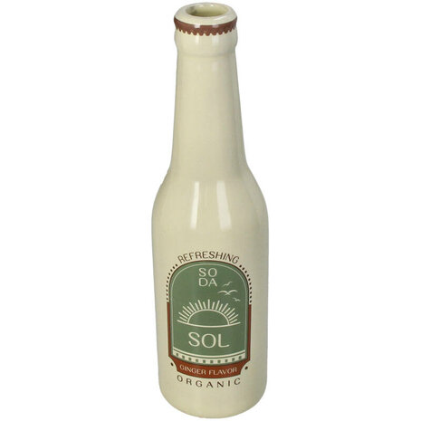Vaas frisdrankflesje Sol ivoor