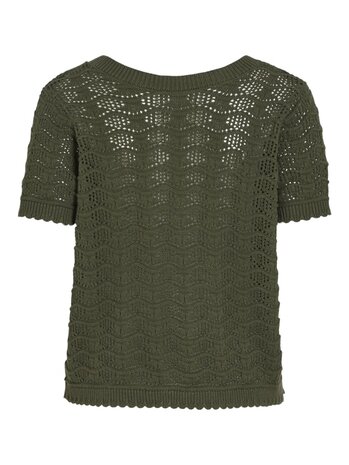 Vila top Vicoby groen gebreid *biologisch katoen*