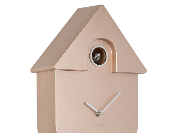 Wandklok Cuckoo metallic rosé gold