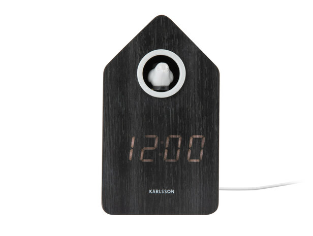 Alarmklok Cuckoo LED black
